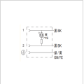 Válvula Pulg Forma B 10 mm con cable